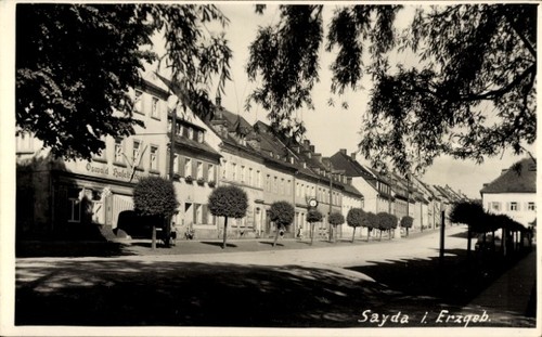 Sayda erzgebirge blick - ak,