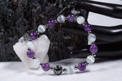 Edelstein armband amethyst - armband,