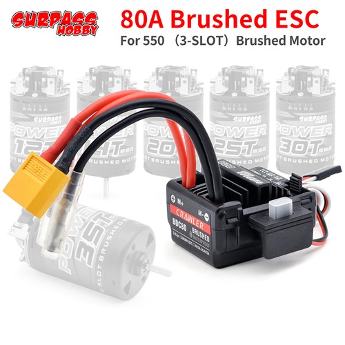 Waterproof 80a brushed esc - esc, for