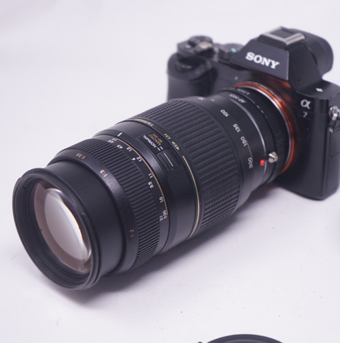 Sony mount adapted tamron - sony,