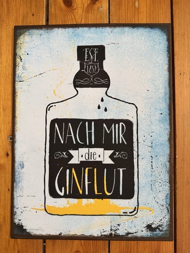 Schild retro metallschild - schild,,
