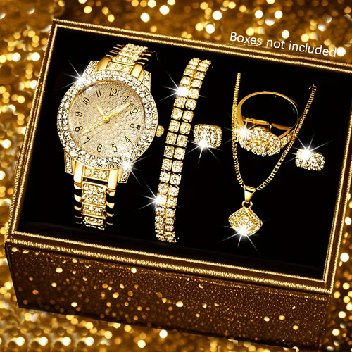 Damen schmuckset goldfarben - damen,