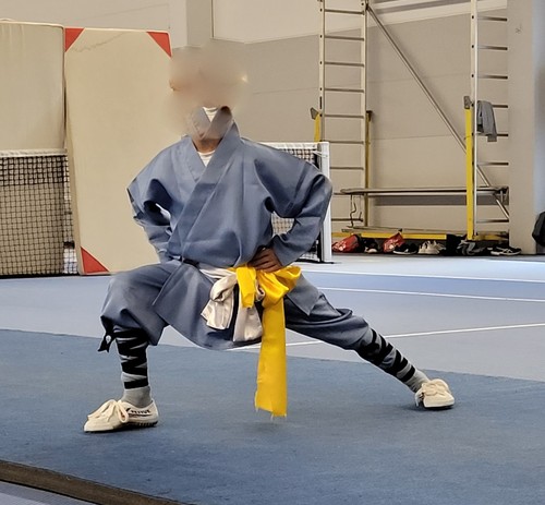 Shaolin kung robe blau - shaolin,
