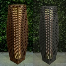 Solar rattan lights - solar,