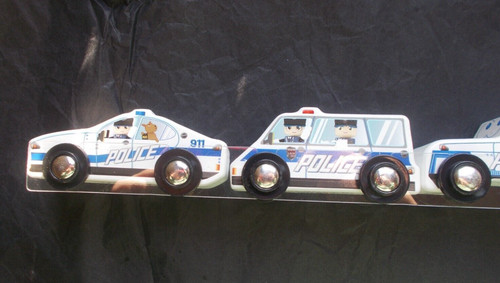 Holz fahrzeuge polizei - holz, autos
