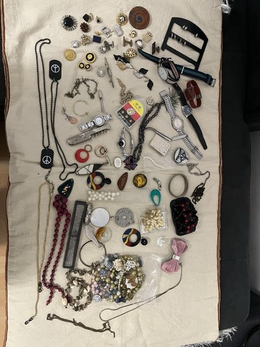 Alte schmuck konvolut defekt - schmuck,