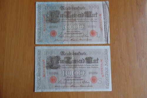 Reichsbanknote berlin - 2x, reichsbanknote,