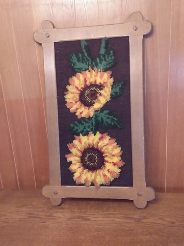 Bild sonnenblumen geknüpft - bild,