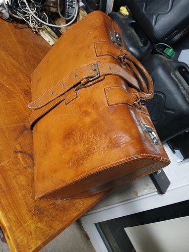 Alte leder tasche koffer - tasche,
