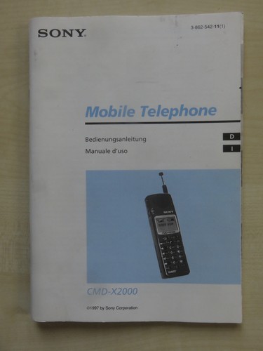 Sony cmd 2000 - sony, x-2000