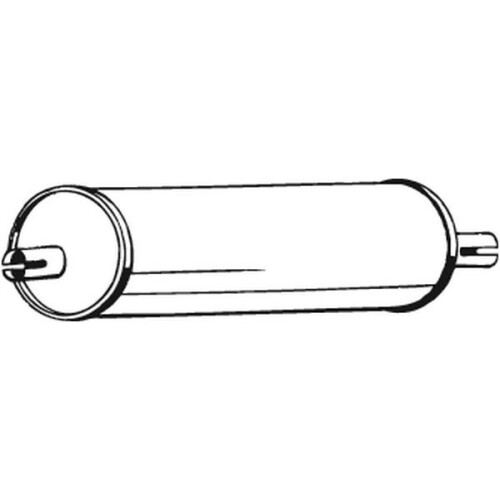 Mittelschalldämpfer bosal - mittelschalldämpfer,