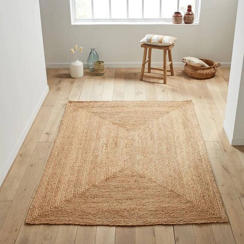 Quadratischer juteteppich - quadratischer,