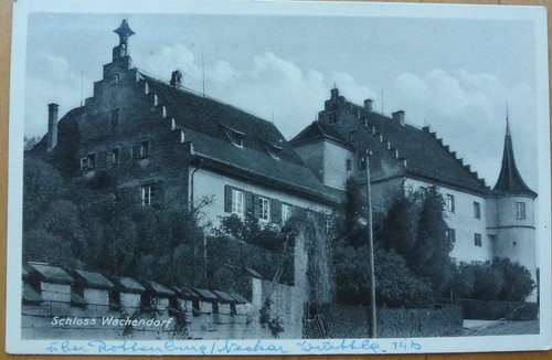 Schloß wachendorf 1949 - schloß,