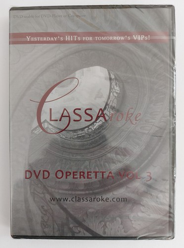 Classaroke dvd operetta - -,