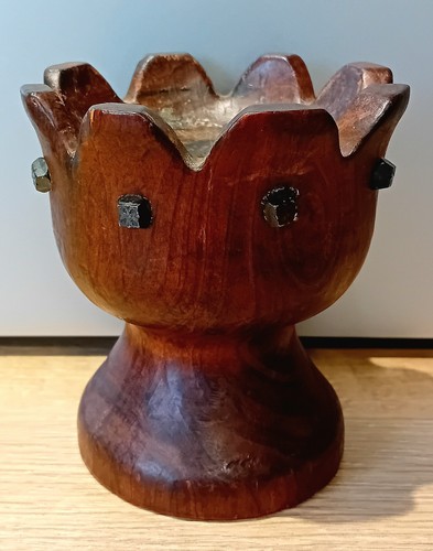Vintage kerzenständer holz - vintage,