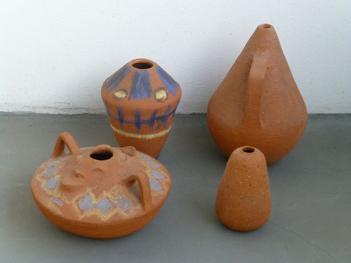 Konvolut terracotta ton - konvolut, krug