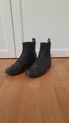 Reitstiefeletten leder schwarz - reitstiefeletten,
