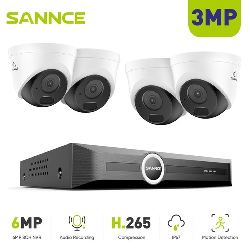 Sannce 3mp poe - 3mp,