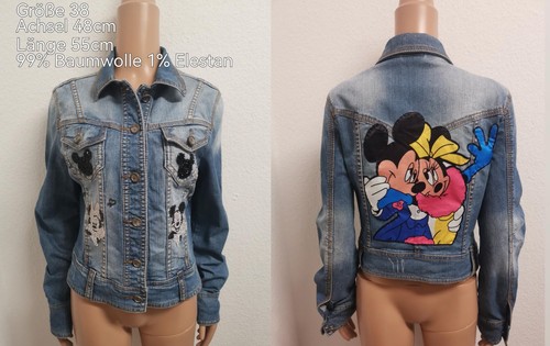 Mickey mouse denim jeansjacke - mickey,