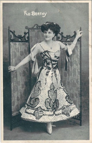 Cpa flo berthy theater star - theater,
