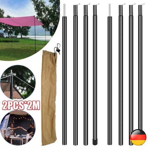 2pcs teleskop zeltstangen - 2pcs,