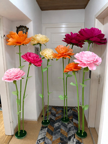 Handgemachte xxl blumen aus - xxl,