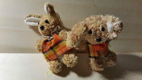 Bären paar aus stoff - stoff, und