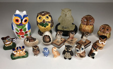 Vintage eulen figuren - eulen,