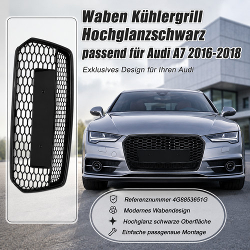 Front kühlergrill waben - front,