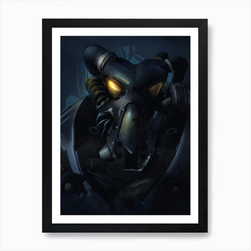 Fallout kunstdruck gerahmt - 2,