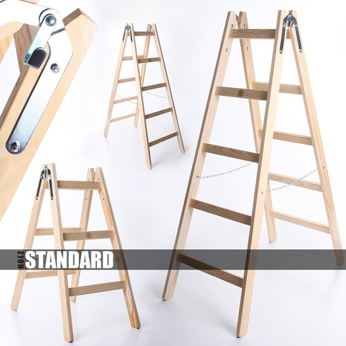 Holzleiter standard 6 - holzleiter,