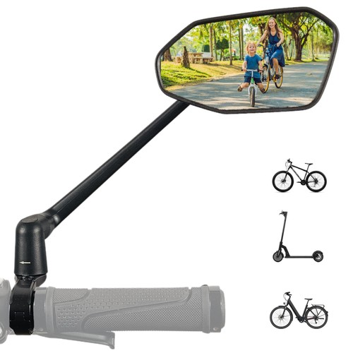 Fahrradspiegel rs3 links - fahrradspiegel, mit