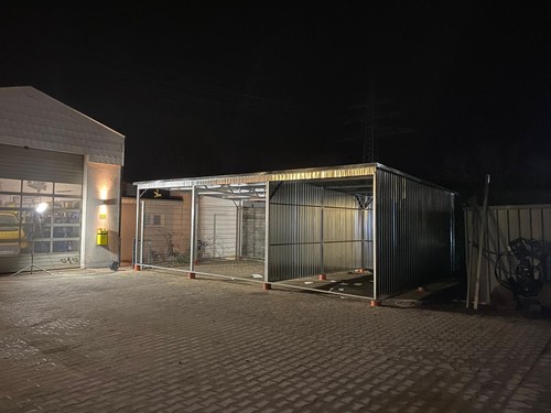 Carport 8x5x2 14m blechgarage - +carport, 8x5x2,14m