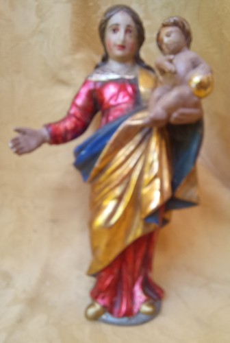 Madonna holz barock - holz,