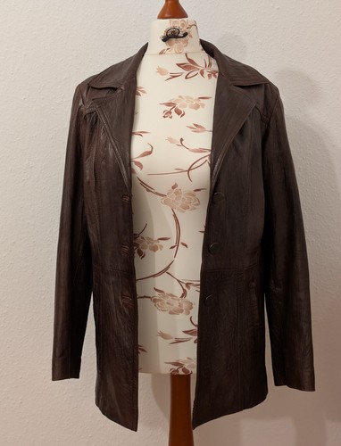 Braune lederjacke david moore - braune,