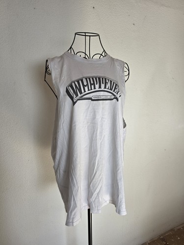 Weißes trägershirt mit - weißes,