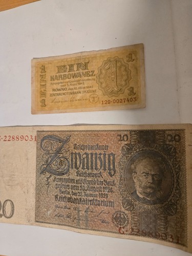 Lot banknoten karbowanesz - banknoten,,