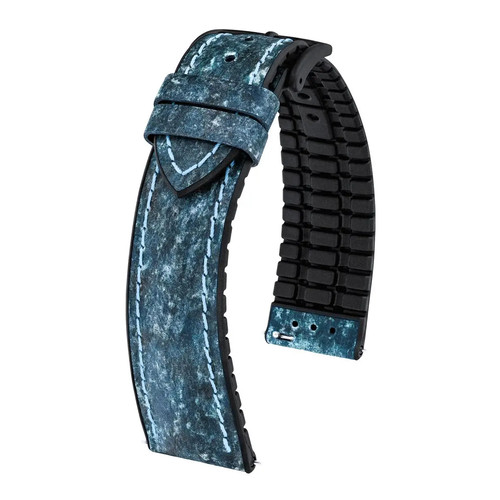 Uhrenarmband blau gummi - in, blau,