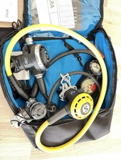 Atemregler komplettset MK19 EVO DIN G260 R105 Tasche Finimeter Inflatorschlauch