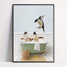 Leinwanddruck  Pinguin