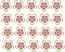 DA 293 - Blumen Retro Design