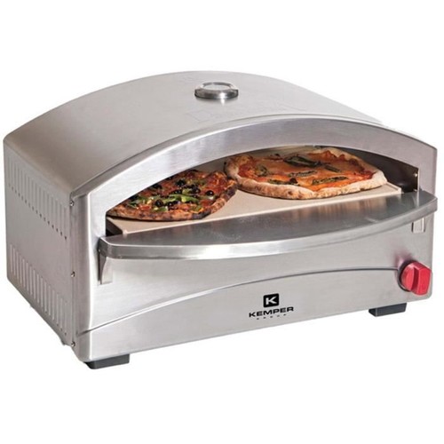 Gas edelstahl pizzaofen - gas,