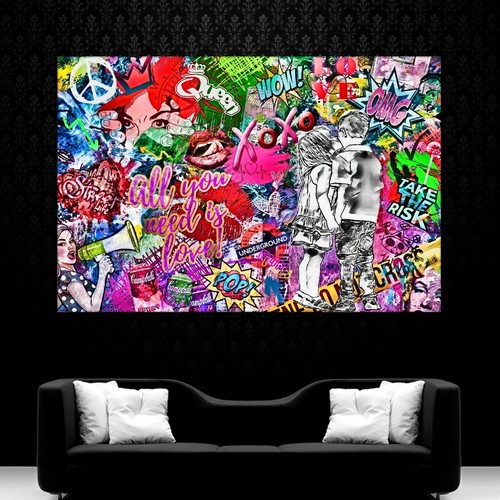 Leinwand bilder xxl abstrakt - leinwand,