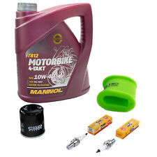 Wartungspaket für Kawasaki KLE 500 LE 91-07 4L Öl Luftfilter+Ölfilter+Zündkerzen