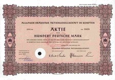 Allgäuer Brauhaus AG 1974