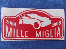 1 x MILLE MIGLIA Aufkleber -