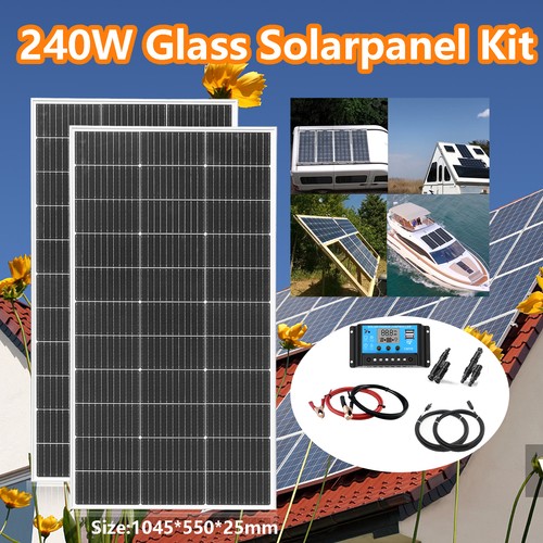 240w glas solarmodul - 240w,
