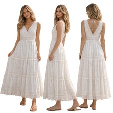 IBIZA Sommer KLEID Maxikleid