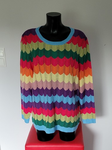 Damen pullover bunt - damen, lochmuster
