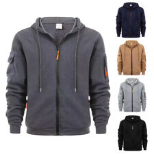 Herren Kapuzenjacke Hoodies Reißverschluss Kapuzenpullover Kapuze Sweatshirts